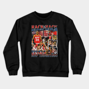 Hakeem Olajuwon MVP 1994 & 1995 Crewneck Sweatshirt