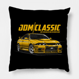 Nismo R33 GTR - PAPAYA STREETART Pillow