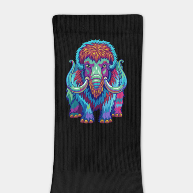 Psychedelic Woolly Mammoth by The WYLD Tribe