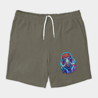 Psychedelic Woolly Mammoth Shorts