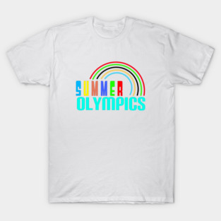Summer Olympics with round T-Shirt