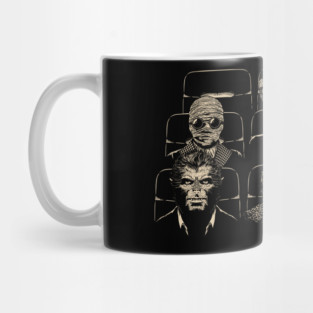 Horror double feature. Classic monsters. Mug