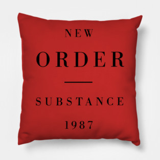 New Order Substance 1987 Pillow