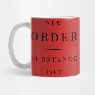 New Order Substance 1987 Mug