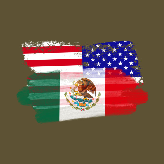 Mexican American Flags by The WYLD Tribe