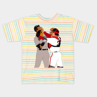 Jason Varitek Alex Rodriguez Brawl Kids T-Shirt