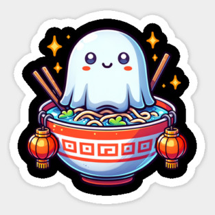 Kawaii Hungry Ghost Festival Sticker