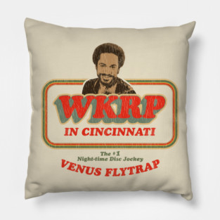 Venus Flytrap WKRP in Cincinnati Lts Worn Pillow