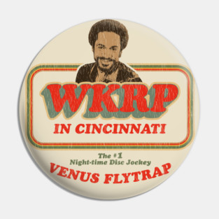 Venus Flytrap WKRP in Cincinnati Lts Worn Pin