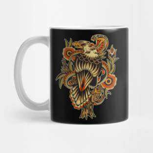 Eagle Traditional tattoo Mug