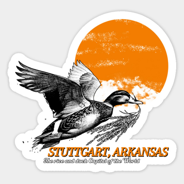 Stuttgart, Arkansas Sticker by rt-shirts