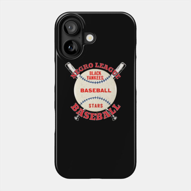 Black Yankee Stars - Negro League Baseball Phone Case by UrbanLifeApparel