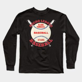 Black Yankee Stars - Negro League Baseball Long Sleeve T-Shirt