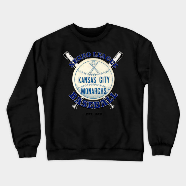 Kansas City Monarchs Negro League Baseball Crewneck Sweatshirt by UrbanLifeApparel