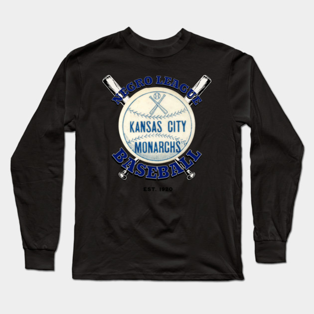 Kansas City Monarchs Negro League Baseball Long Sleeve T-Shirt by UrbanLifeApparel