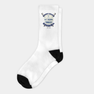 NY Black Yankees Negro League Baseball Socks
