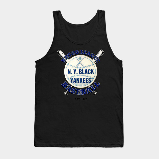 NY Black Yankees Negro League Baseball Tank Top by UrbanLifeApparel
