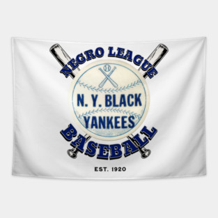 NY Black Yankees Negro League Baseball Tapestry
