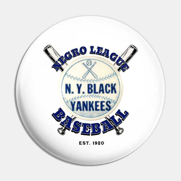 NY Black Yankees Negro League Baseball Pin by UrbanLifeApparel