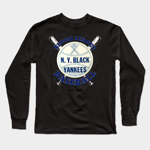 NY Black Yankees Negro League Baseball Long Sleeve T-Shirt by UrbanLifeApparel