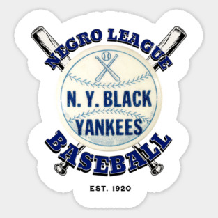 NY Black Yankees Negro League Baseball Magnet