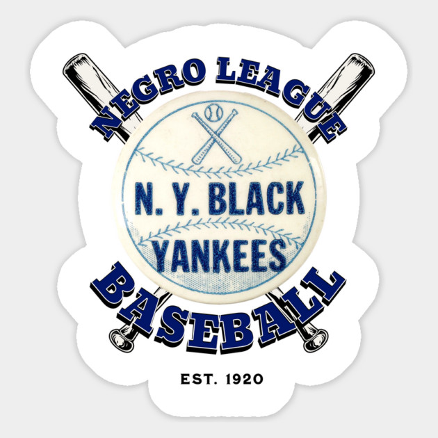 NY Black Yankees Negro League Baseball Magnet by UrbanLifeApparel