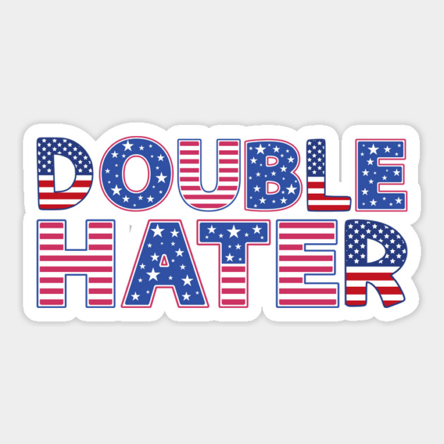 Double Hater Sticker by The WYLD Tribe