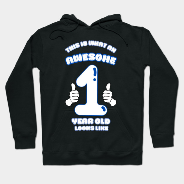 This Is What An Awesome 1 Year Old Looks Like Hoodie by BlackMeme94