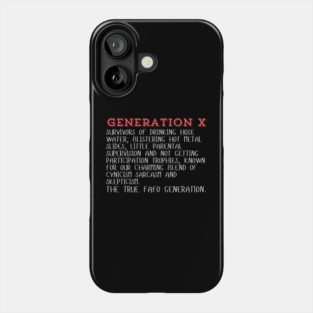 Generation X Phone Case