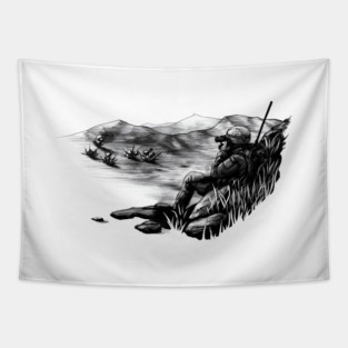 Forward Observer Art Tapestry