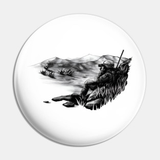 Forward Observer Art Pin