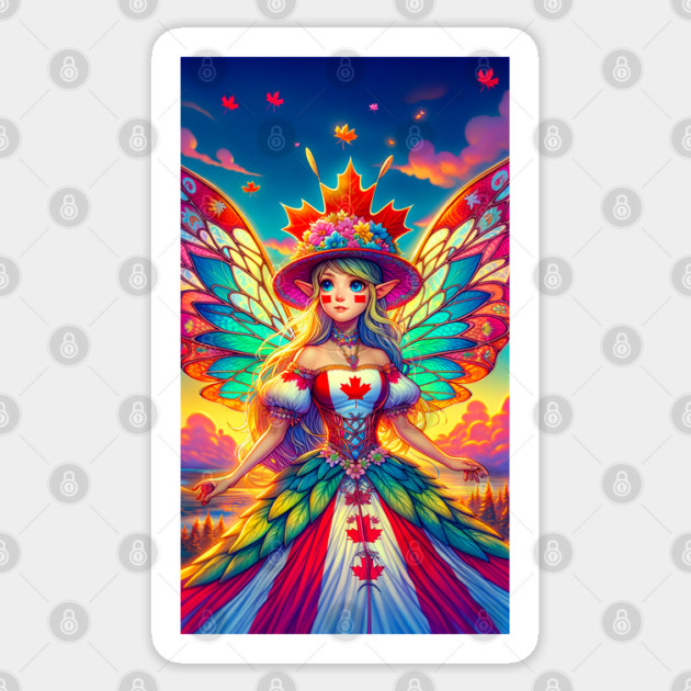 Canadian Fairy Sticker by HolidayBug