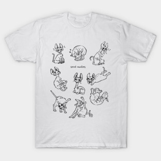 Send Nudies BW T-Shirt