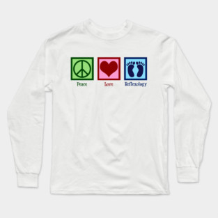 Peace Love Reflexology Long Sleeve T-Shirt