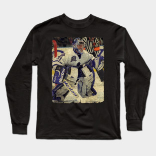Curtis Joseph, 2001 in Toronto Maple Leafs (17 Shutouts) Long Sleeve T-Shirt