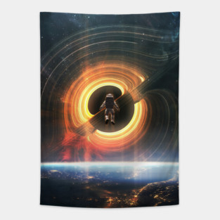 Interstellar Gargantua Black Hole Tapestry
