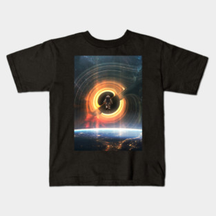Interstellar Gargantua Black Hole Kids T-Shirt