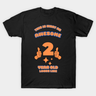 This Is What An Awesome 2 Year Old Looks Like T-Shirt