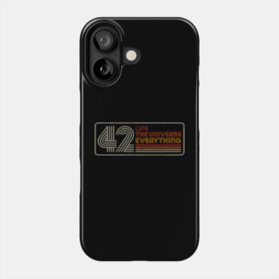 Retro 42 Phone Case