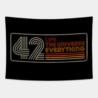 Retro 42 Tapestry