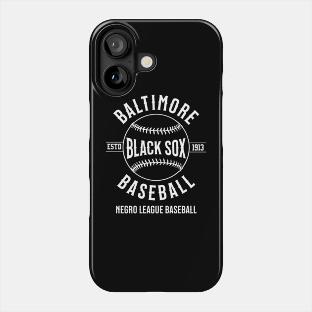 The Baltimore Black Sox Negro League Baseball Phone Case by UrbanLifeApparel