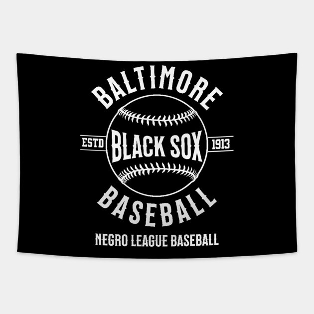 The Baltimore Black Sox Negro League Baseball Tapestry by UrbanLifeApparel