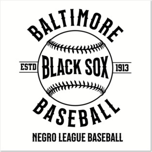 The Baltimore Black Sox Negro League Baseball Posters and Art