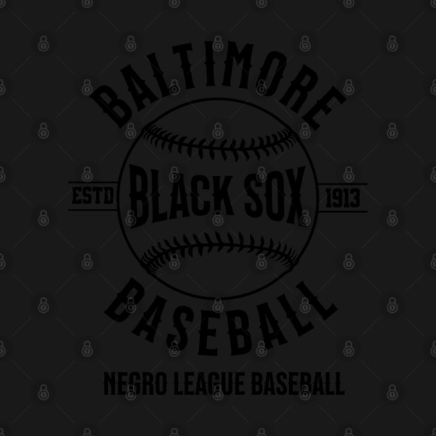 The Baltimore Black Sox Negro League Baseball by UrbanLifeApparel
