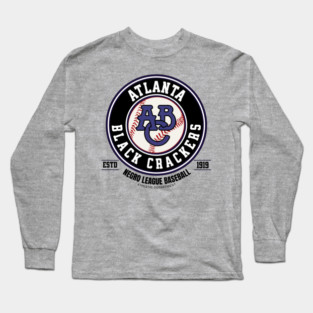 Atlanta Black Crackers Negro League Baseball Long Sleeve T-Shirt