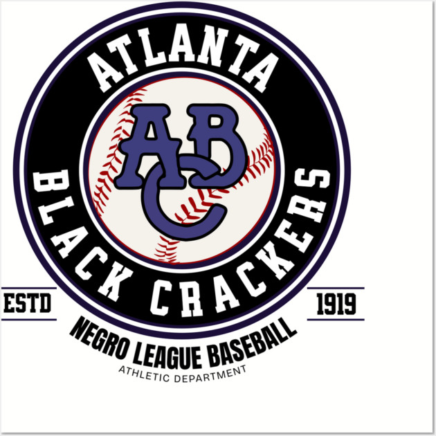 Atlanta Black Crackers Negro League Baseball Wall Art by UrbanLifeApparel