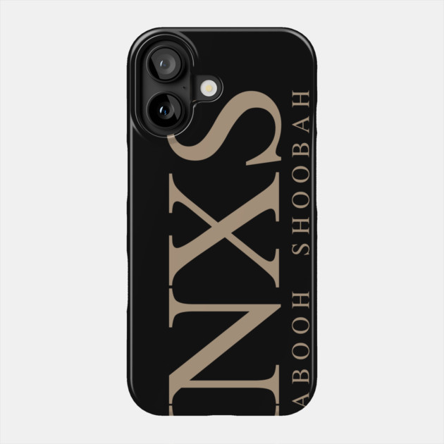 INXS Shabooh Shoobah Fan Art Phone Case by Timeless Chaos