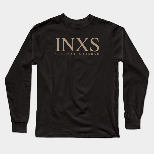 INXS Shabooh Shoobah Fan Art Long Sleeve T-Shirt by Timeless Chaos
