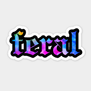 Feral Sticker