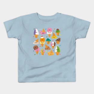 Melty Ice Cream Kids T-Shirt